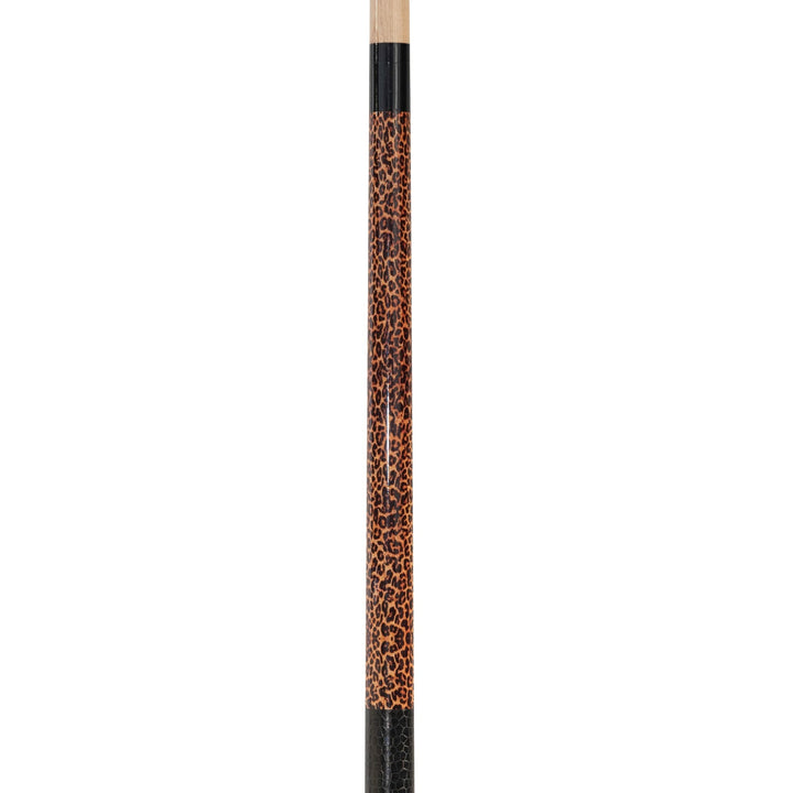 Winsport Leopardi Poolqueue – Detailansicht des braun-schwarzen Leopardenmusters