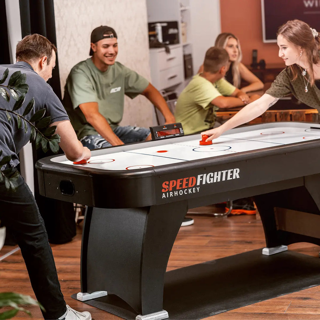 Bandito Airhockey Pusher HiPower 100 mm in Turniergröße mit ergonomischem Griff für präzise Kontrolle am Airhockey Tisch
