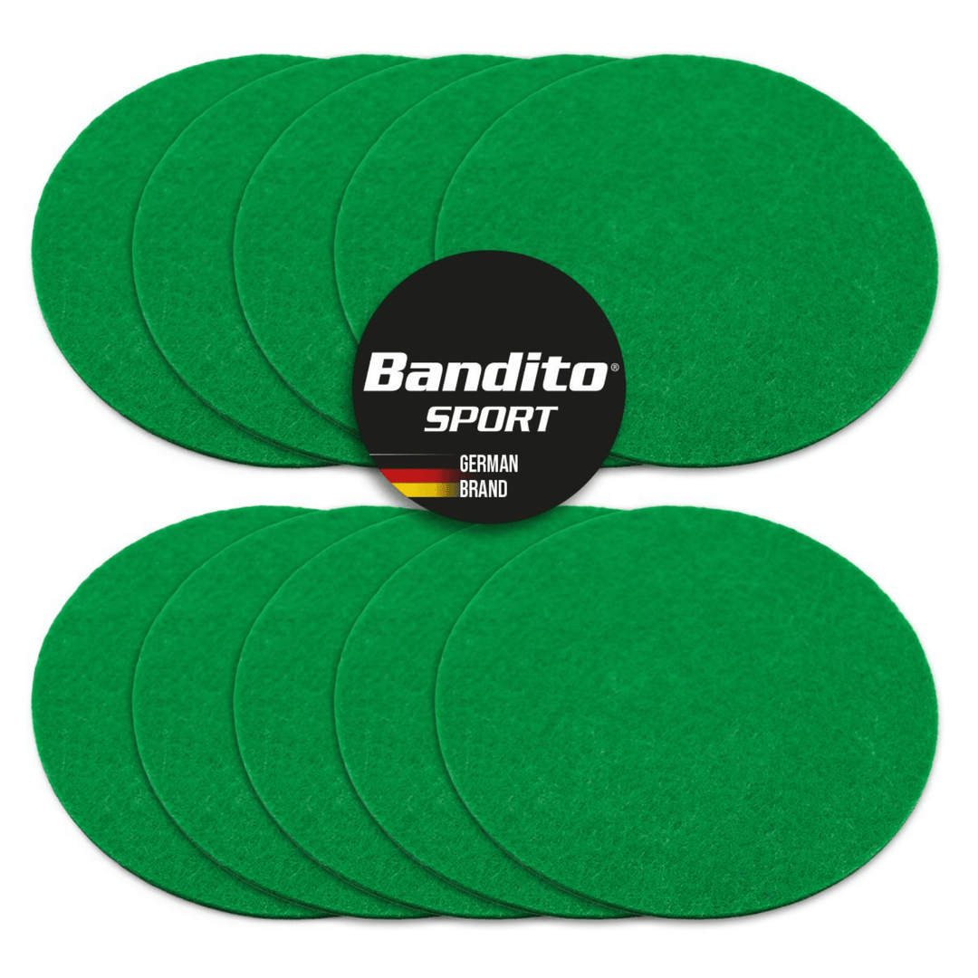 Ersatzfilz für Airhockey Pusher 95mm 10er Set
