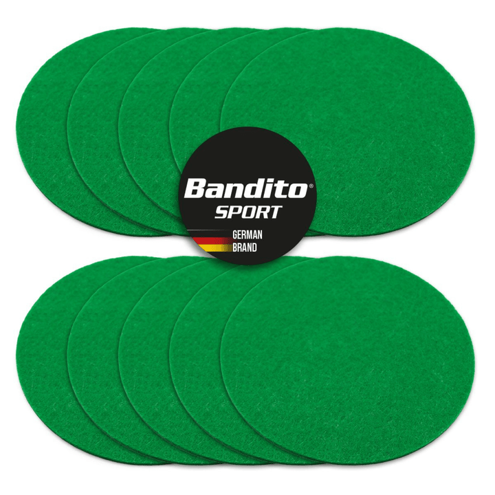 Ersatzfilz für Airhockey Pusher 95mm 10er Set