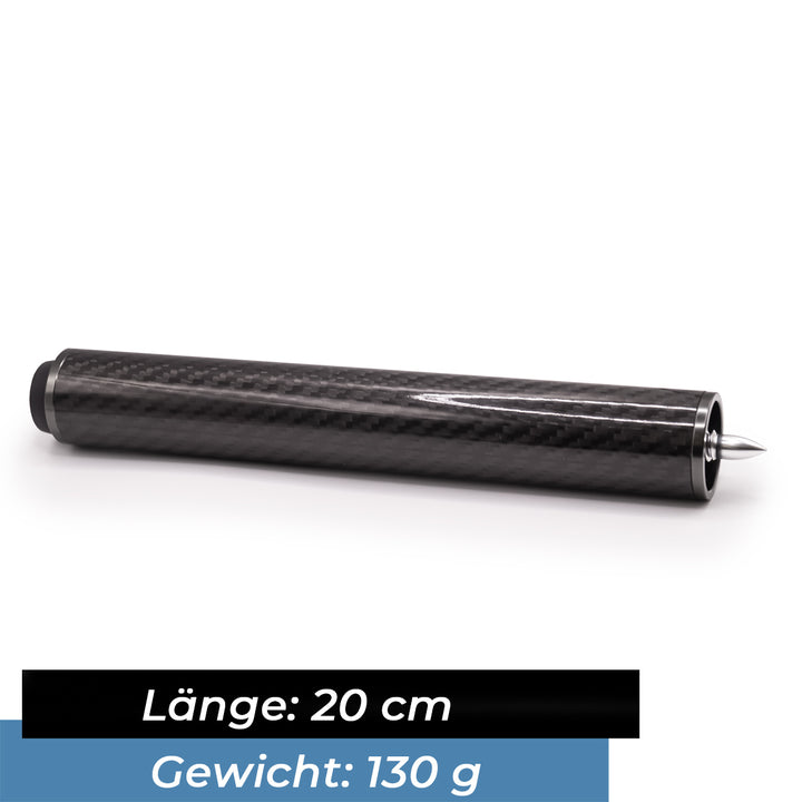 Robertson Queue-Verlängerung aus Carbon mit Quick-Joint-Gewinde – 20 cm Länge