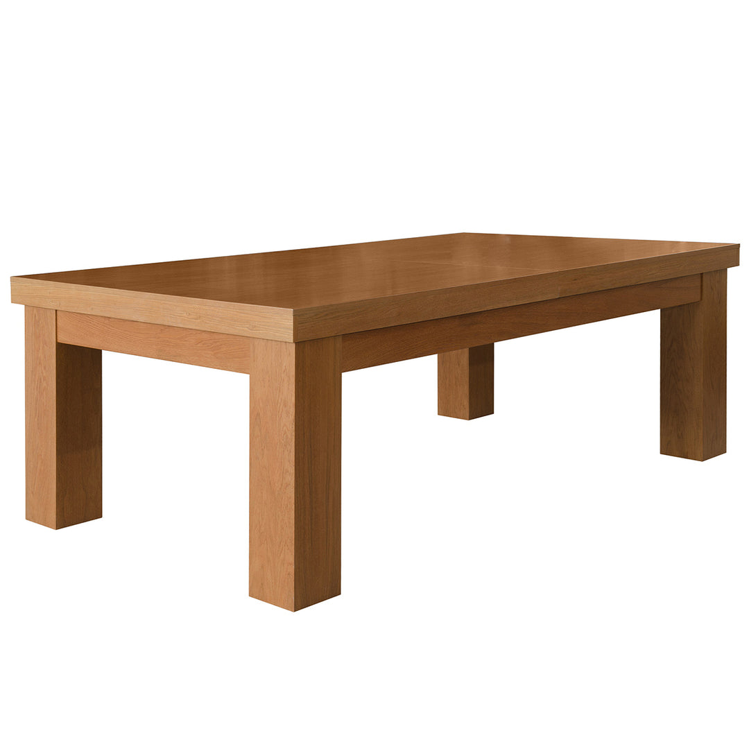 Abdeckplatte Trento in Eiche Natur – massive, zweiteilige Holzplatte zur Erweiterung als Wohnzimmertisch.