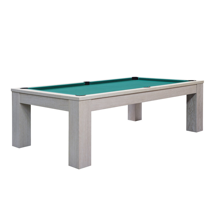 Eleganter Pool-Billardtisch Trento in Noblesse Weiß – hochwertiger Massivholz-Tisch Made in Europe.