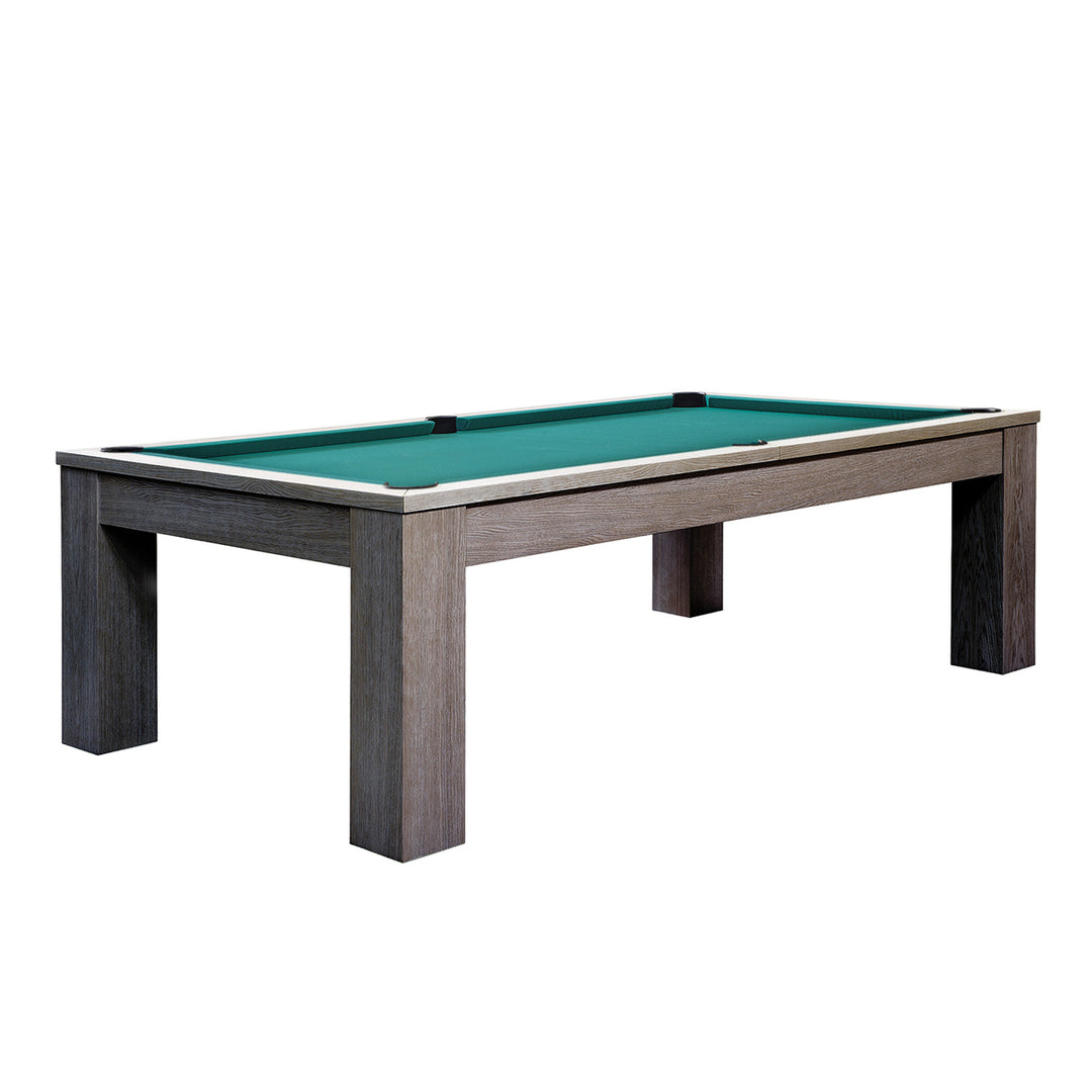 Moderner Pool-Billardtisch Trento in Silberbirke – zeitloses Massivholz-Design für Pool-Spieler.