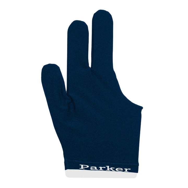 J. Parker 3-Finger Billardhandschuh Dunkelblau freigestellt
